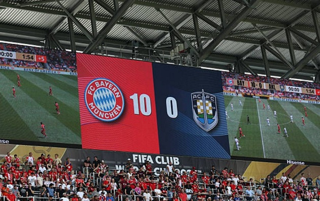 Bayern Munich tạo nên lịch sử tại Club World Cup với chiến thắng kỷ lục 10-0